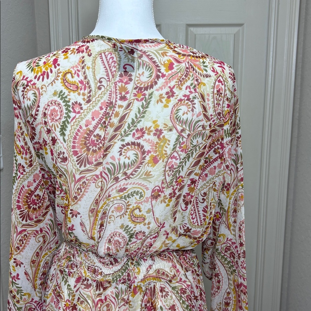Kate & Lily Paisley Floral Long Sleeve Boho
Maxi Dress NWOT Size 10 - Picture 5 of 8
